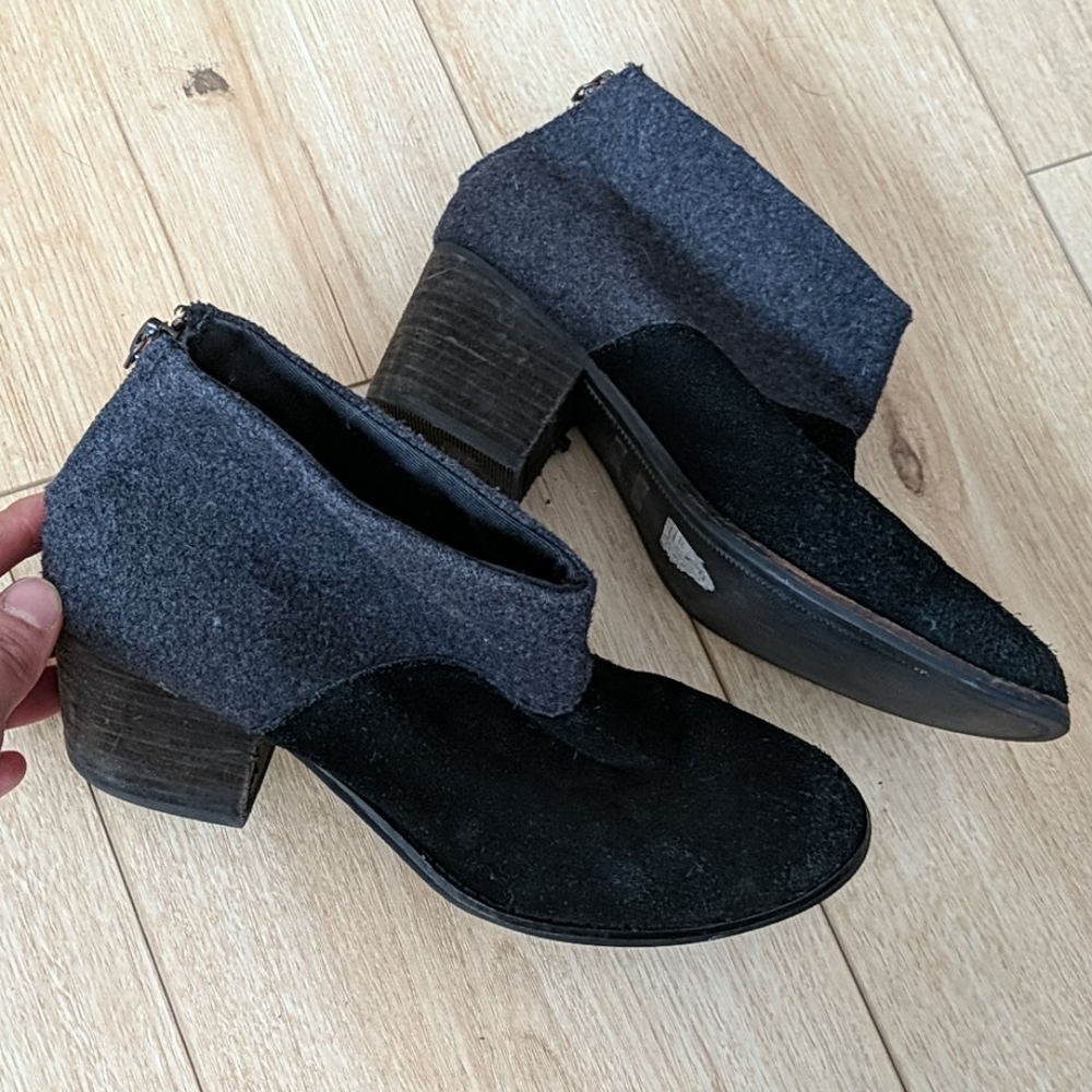 Toms heeled booties sz 7